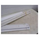 2 LED Light Fixtures with Bulbs