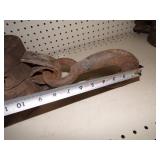 Huge Vintage  Wood Double Pully with Hook