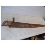 Large Vintage Hand Saw