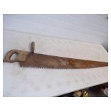 Large Vintage Hand Saw
