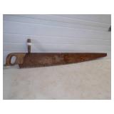 Large Vintage Hand Saw
