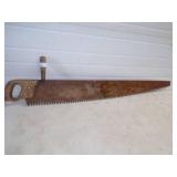 Large Vintage Hand Saw
