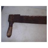 Large Vintage Hand Saw