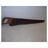 Large Vintage Hand Saw