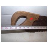 Large Vintage Hand Saw