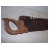 Large Vintage Hand Saw