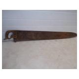 Large Vintage Hand Saw