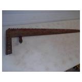 Large Vintage Hand Saw