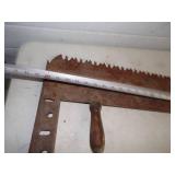 Large Vintage Hand Saw
