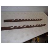 Pair of Vintage Ice Saw Blades
