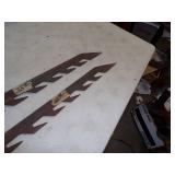 Pair of Vintage Ice Saw Blades