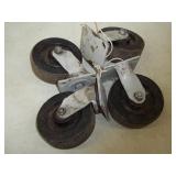 Set of Heavy Duty Cart Rollers