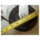 Set of Heavy Duty Cart Rollers