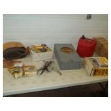Gear Puller, Gas Can, Sanding Belts, Electrical Box, Break Controller
