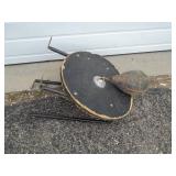 Vintage Boxing Bag with Wall Mount Bracket