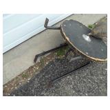 Vintage Boxing Bag with Wall Mount Bracket