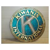Kiwanis International Metal Sign
