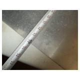 Road Work Ahead Metal Reflective Sign 24'
