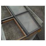 25' Wide Gabel End Window 3 Pieces with Crank outs and Screens