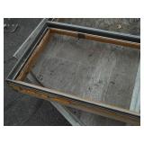 25' Wide Gabel End Window 3 Pieces with Crank outs and Screens