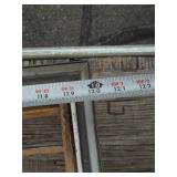25' Wide Gabel End Window 3 Pieces with Crank outs and Screens