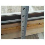 25' Wide Gabel End Window 3 Pieces with Crank outs and Screens