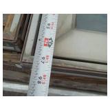 25' Wide Gabel End Window 3 Pieces with Crank outs and Screens