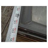 25' Wide Gabel End Window 3 Pieces with Crank outs and Screens