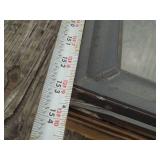25' Wide Gabel End Window 3 Pieces with Crank outs and Screens