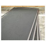 25' Wide Gabel End Window 3 Pieces with Crank outs and Screens