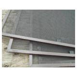 25' Wide Gabel End Window 3 Pieces with Crank outs and Screens