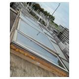 25' Wide Gabel End Window 3 Pieces with Crank outs and Screens