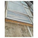 25' Wide Gabel End Window 3 Pieces with Crank outs and Screens