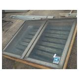 Double Crank out Window with Screens 4' x 5'