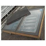 Double Crank out Window with Screens 4' x 5'