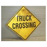 Truck Crossing Metal Sign 24'