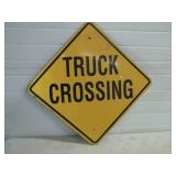 Truck Crossing Metal Sign 24'
