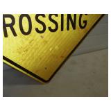 Truck Crossing Metal Reflective Sign 24'