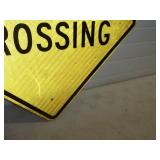 Truck Crossing Metal Reflective Sign 24'