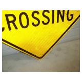 Truck Crossing Metal Reflective Sign 24'