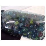 Vintage Marbles in Canning Quart