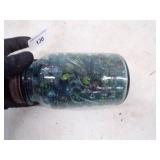 Vintage Marbles in Canning Quart