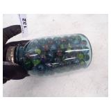 Vintage Marbles in Canning Quart
