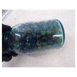 Vintage Marbles in Canning Quart