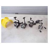 5 Fishing Reels and Fish Grabber