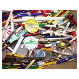 Vintage Pens, Buttons and Patches