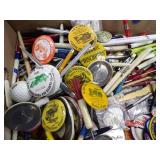 Vintage Pens, Buttons and Patches