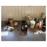 Mixed Lot of Assorted Hardware, Tools & Shop Supplies