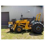 Ford 545 Heavy Duty Industrial Tractor w Front Loader - see photos for hours and extra parts that are included