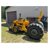 Ford 545 Heavy Duty Industrial Tractor w Front Loader - see photos for hours and extra parts that are included
